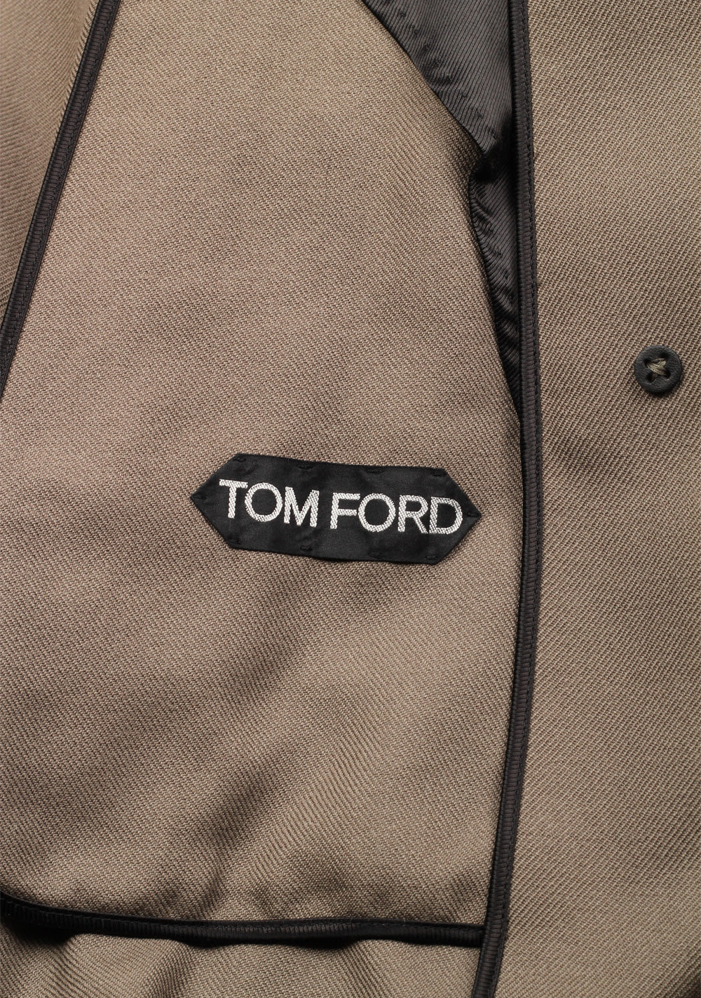 TOM FORD Taupe Rain Coat Size 58 / 48R U.S. Outerwear