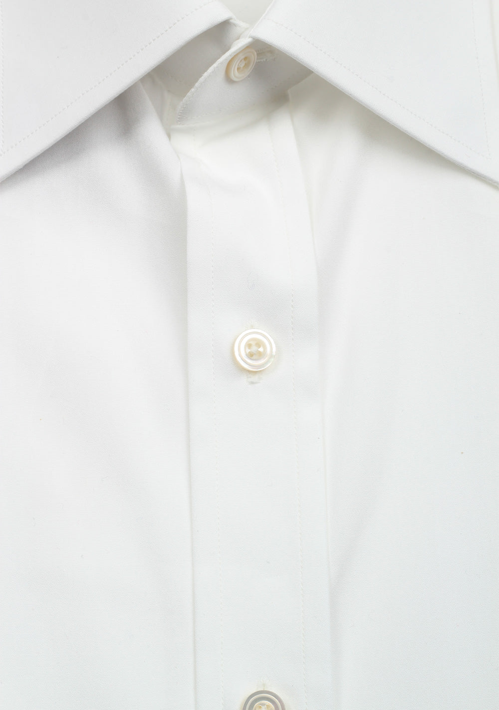 TOM FORD Solid White Dress Shirt Size 43 / 17 U.S.