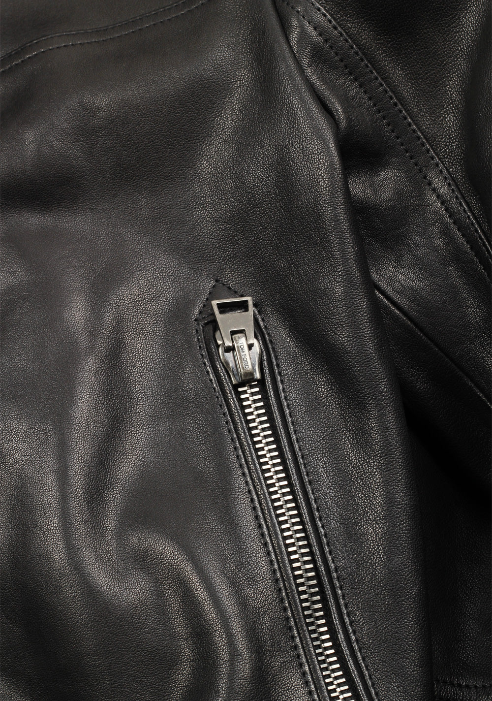 TOM FORD Lambskin Leather Jacket Coat Size 52 / 42R U.S. Outerwear