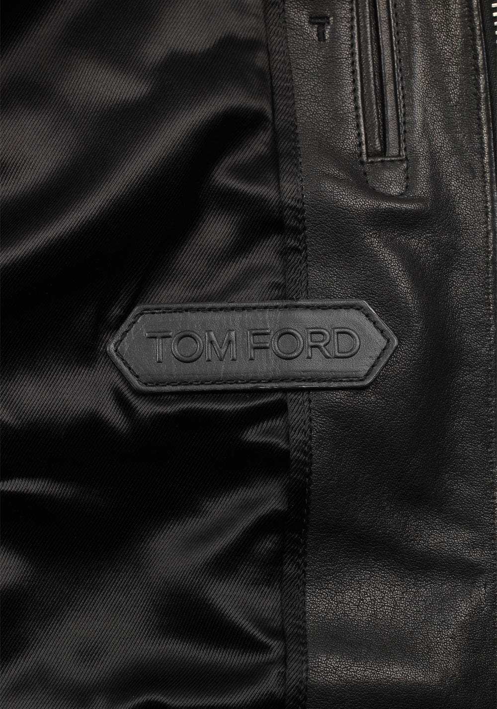 TOM FORD Lambskin Leather Jacket Coat Size 52 / 42R U.S. Outerwear