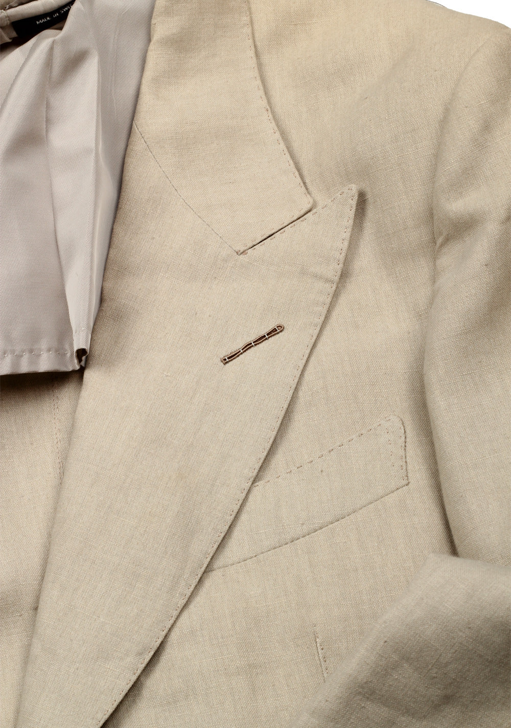 TOM FORD Shelton Beige  Size 48 / 38R U.S. In Linen
