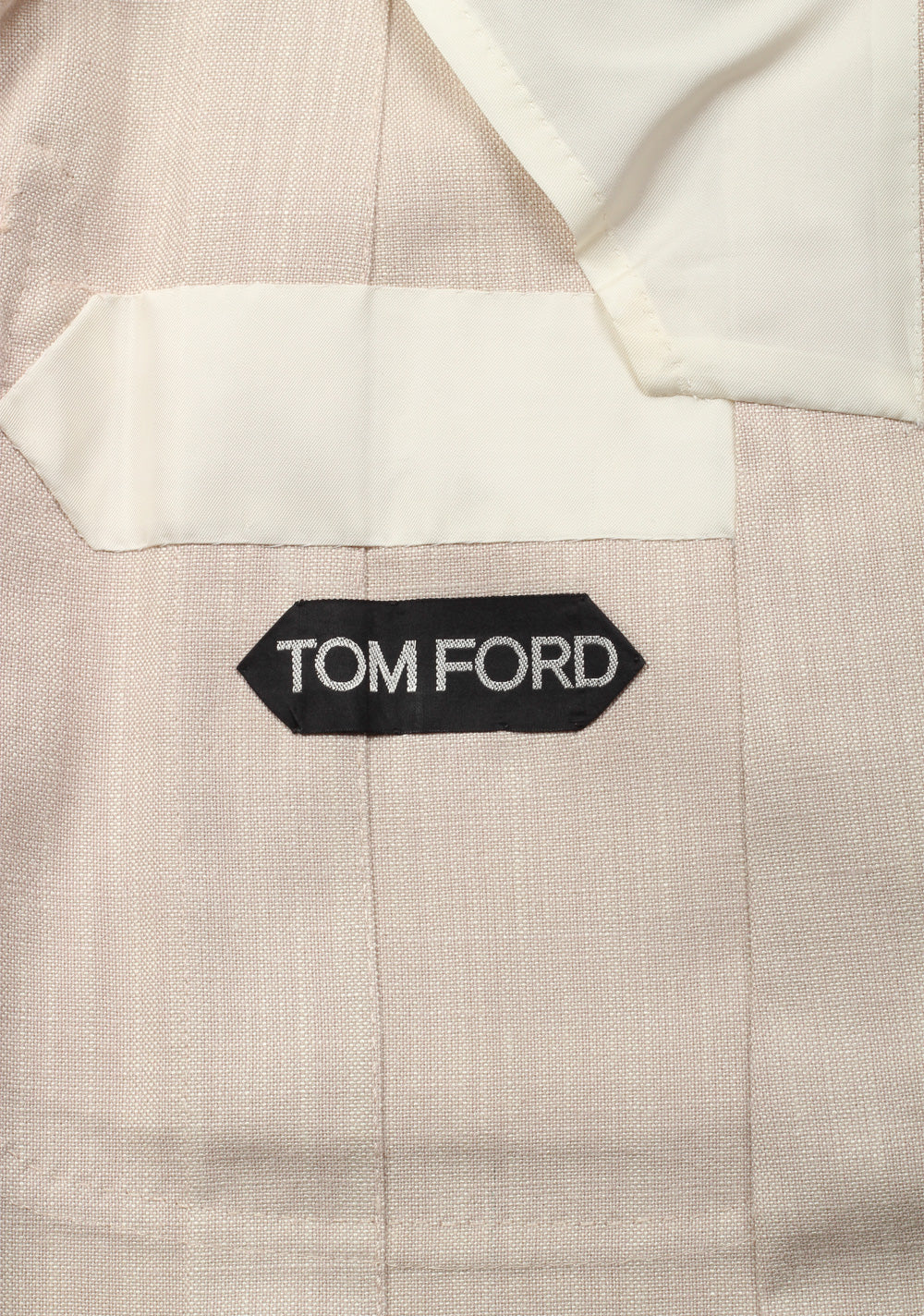 TOM FORD Shelton Beige Suit Size 48 / 38R U.S. In Silk