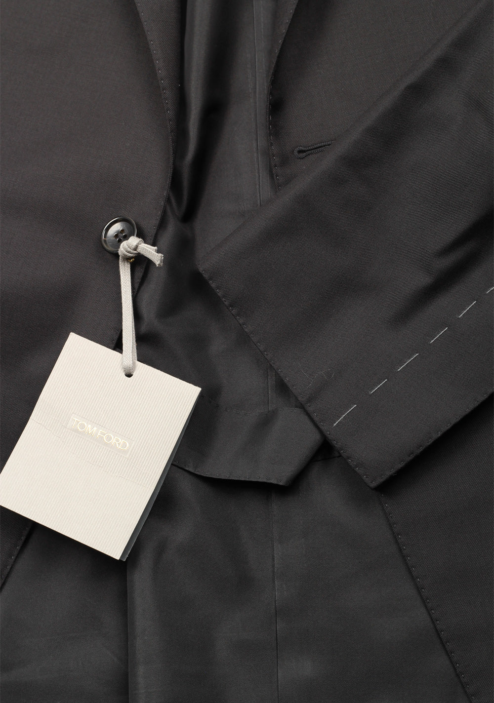 TOM FORD O'Connor Black Suit Size 52 / 42R U.S. Wool Fit Y