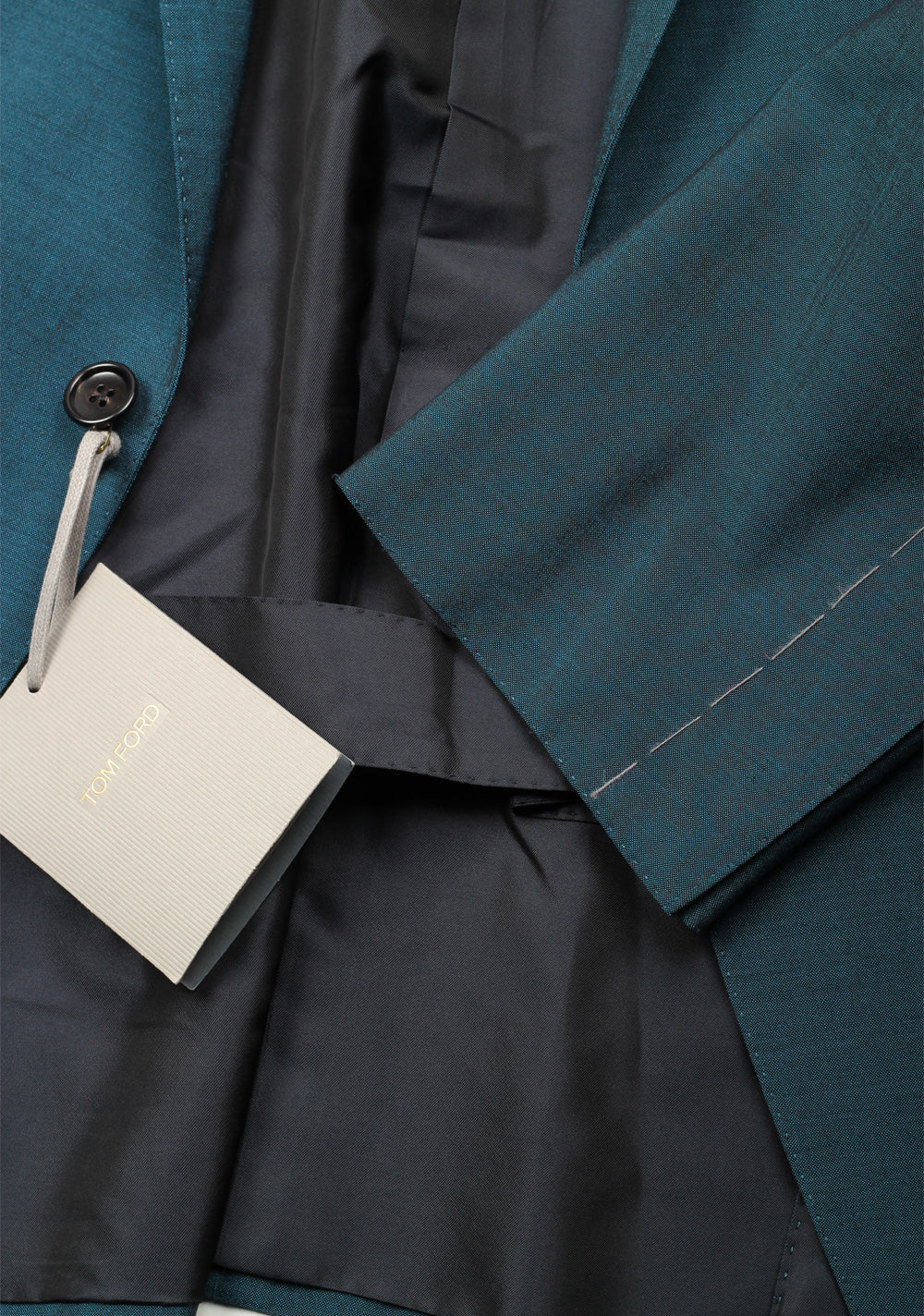 TOM FORD O'Connor Teal Suit Size 54 / 44R U.S. Wool Fit Y
