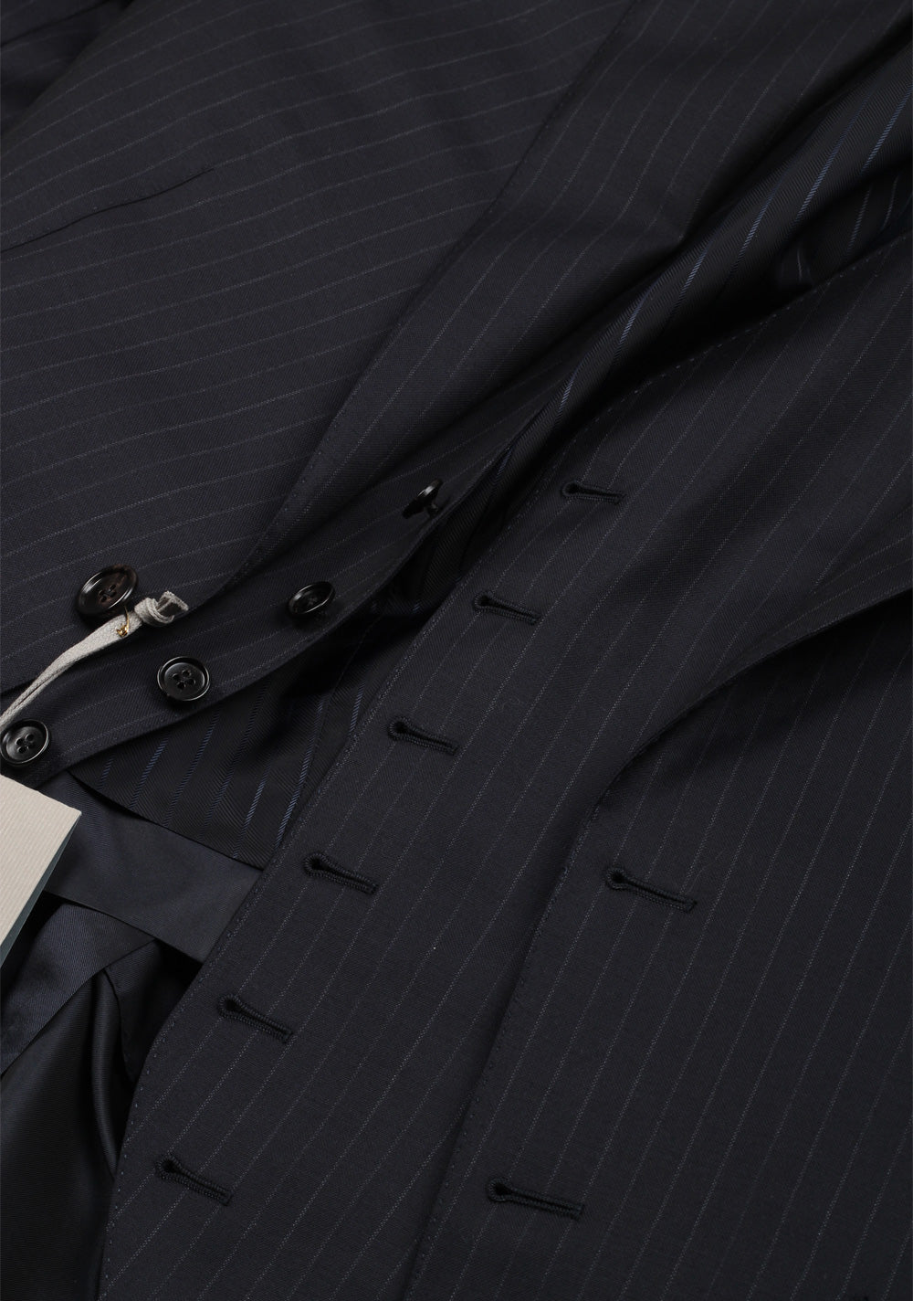TOM FORD O'Connor Striped Blue 3 Piece Suit Size 50C / 40S U.S. Wool Fit Y