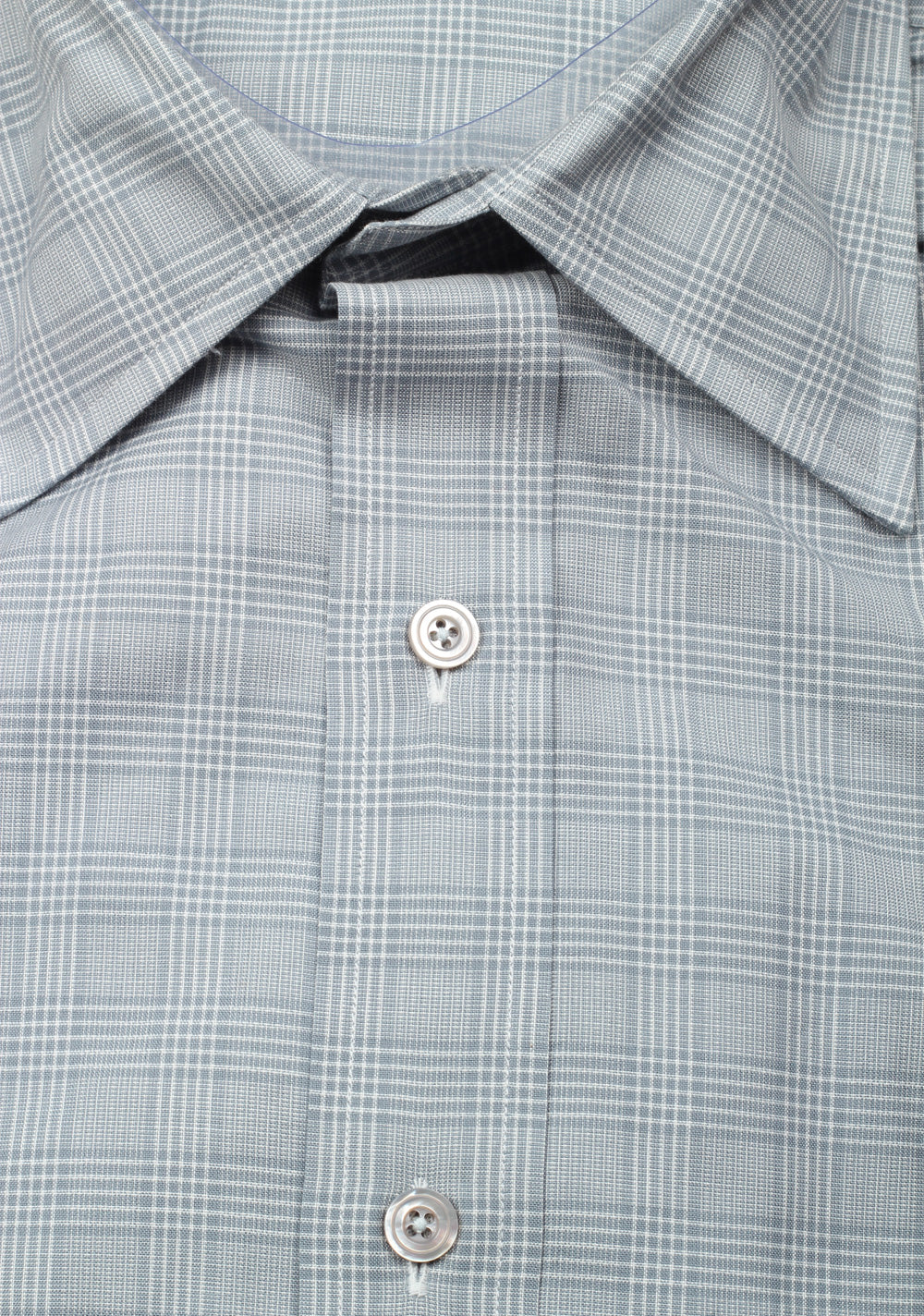 TOM FORD Checked Gray Dress Shirt Size 40 / 15,75 U.S.