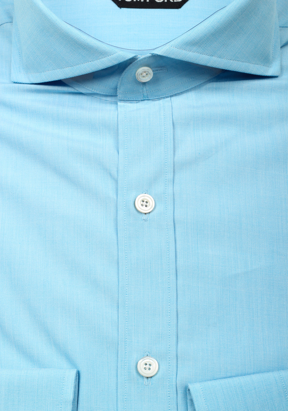 TOM FORD Solid Blue Dress Shirt Size 40 / 15,75 U.S.