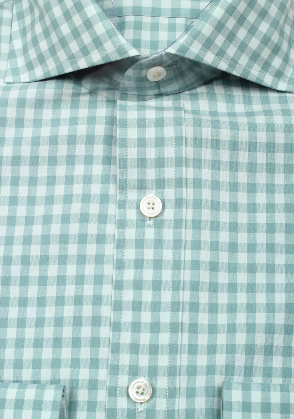 TOM FORD Checked Green Dress Shirt Size 40 / 15,75 U.S.