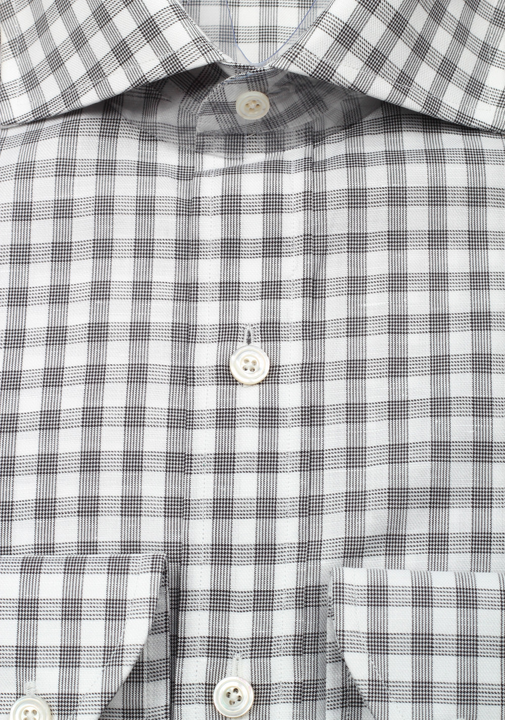 TOM FORD Checked Gray Dress Shirt Size 42 / 16,5 U.S.
