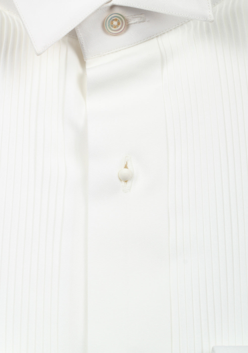 TOM FORD Solid White Tuxedo Shirt Size 43 / 17 U.S.