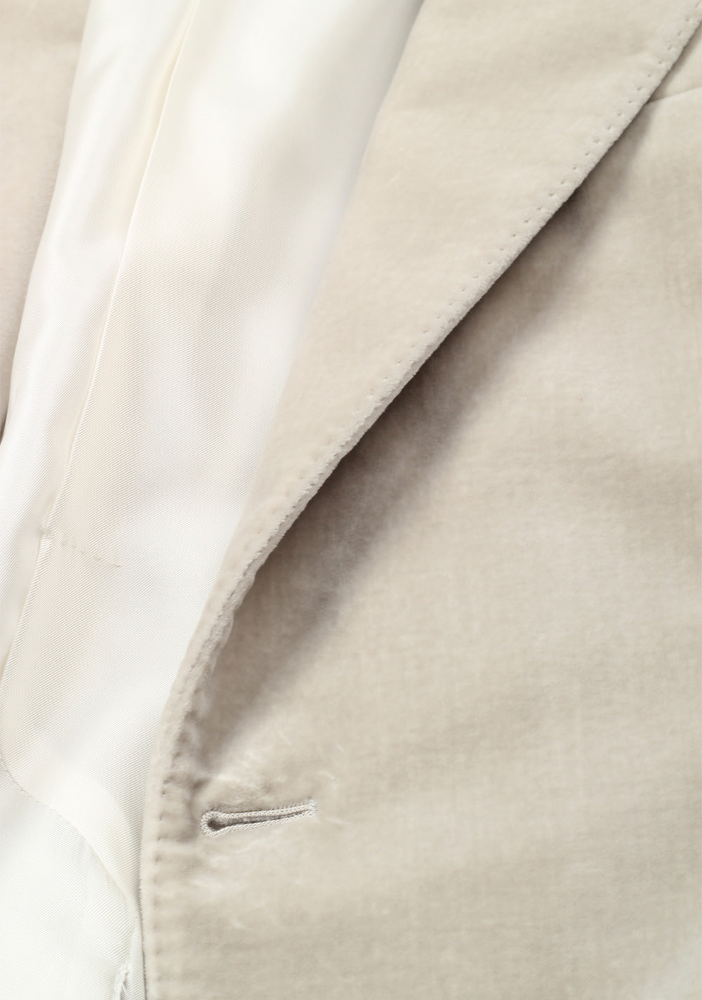 TOM FORD Shelton Velvet Beige Sport Coat Size 52 / 42R Cotton