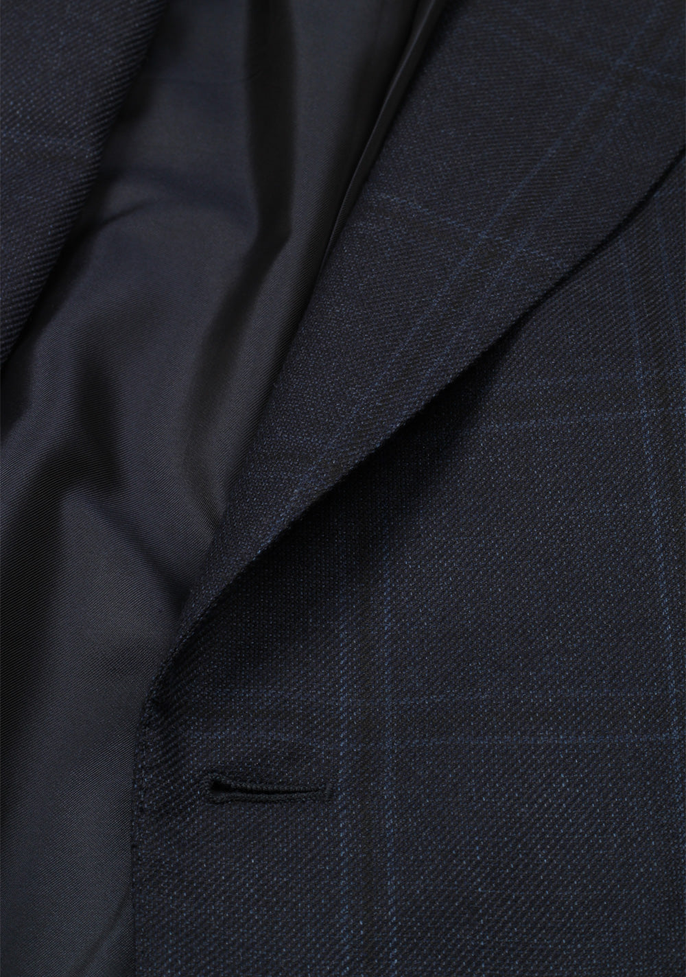 TOM FORD Shelton Checked Blue Suit Size 54 / 44R U.S. In Wool Silk