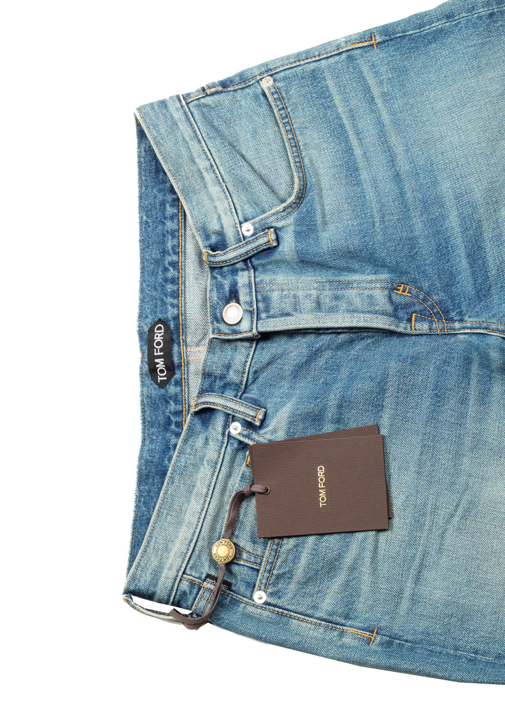 TOM FORD Blue Straight Jeans TFD002 Size 47 / 31 U.S.