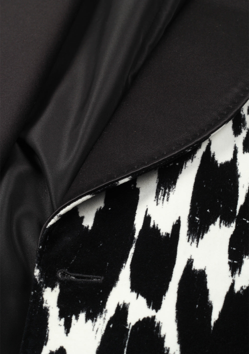 TOM FORD Shelton Flocked Animalier Tuxedo Dinner Jacket Size 50 / 40R U.S.