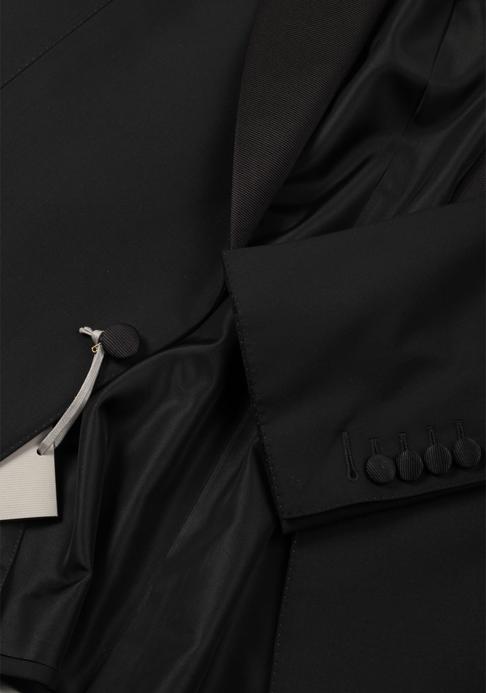 TOM FORD Windsor Black Tuxedo Smoking Suit Size 58 / 48R U.S. Fit A
