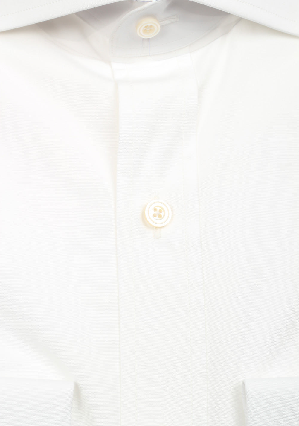 TOM FORD Solid White Dress Shirt French Cuffs Size 44 / 17,5 U.S. Slim Fit