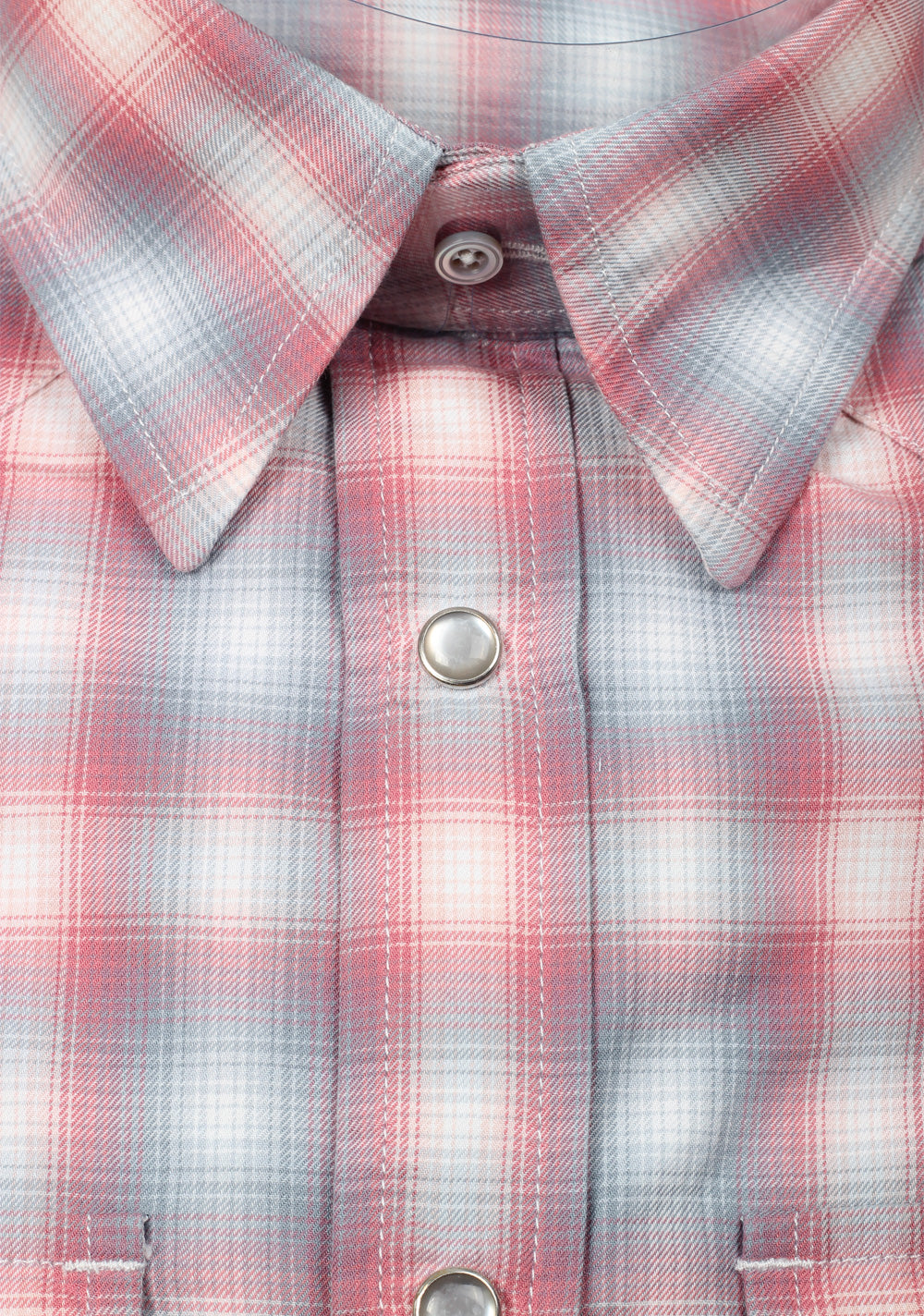 TOM FORD Checked Red Blue Western Casual Shirt Size 39 / 15,5 U.S.
