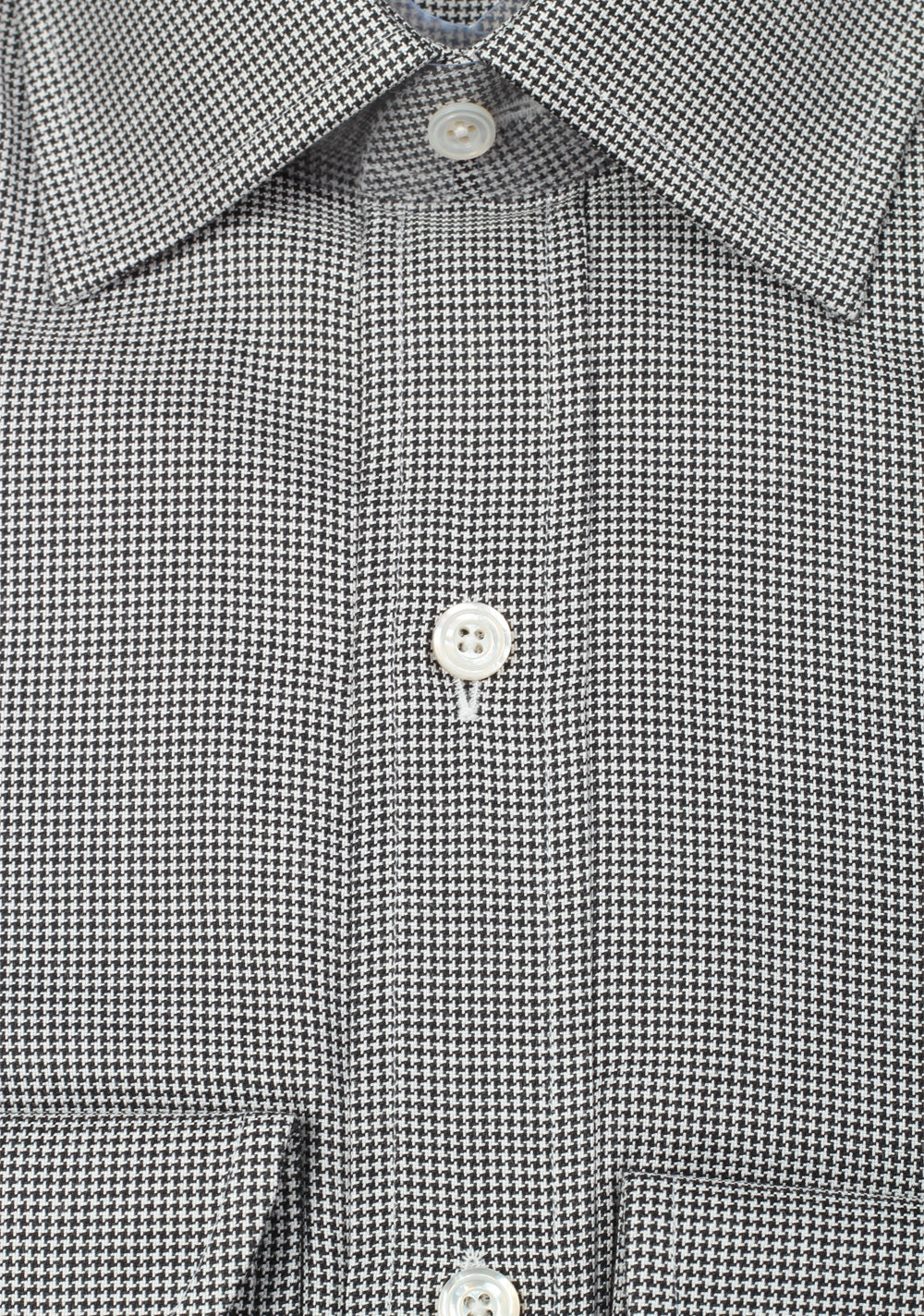 TOM FORD Patterned Black White Dress Shirt Size 41 / 16 U.S.