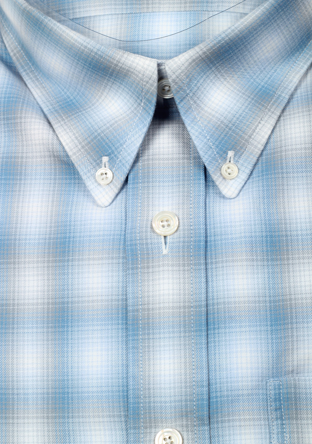 TOM FORD Checked Blue Casual Shirt Size 44 / 17,5 U.S.