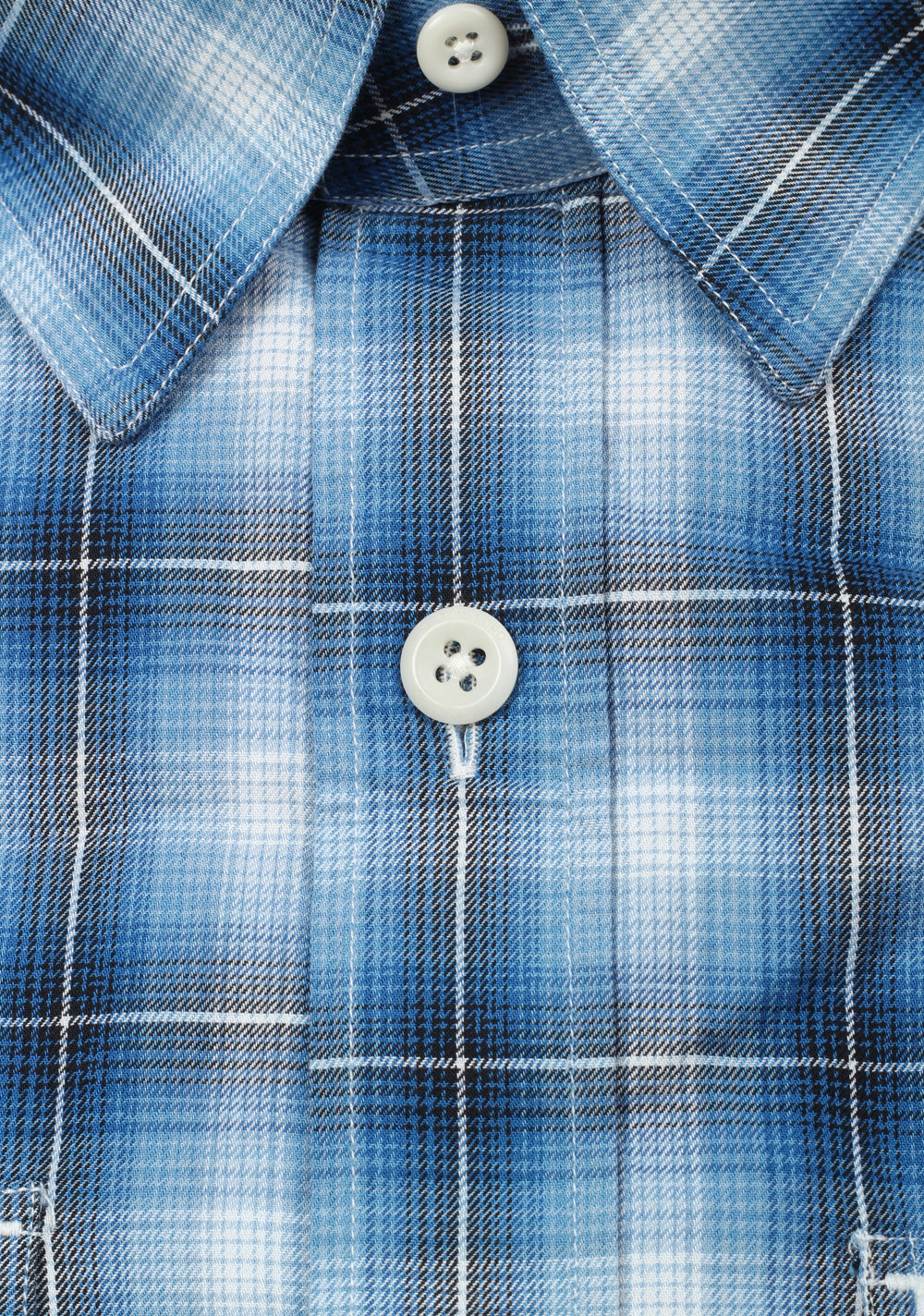 TOM FORD Checked Blue Western Casual Shirt Size 40 / 15,75 U.S.