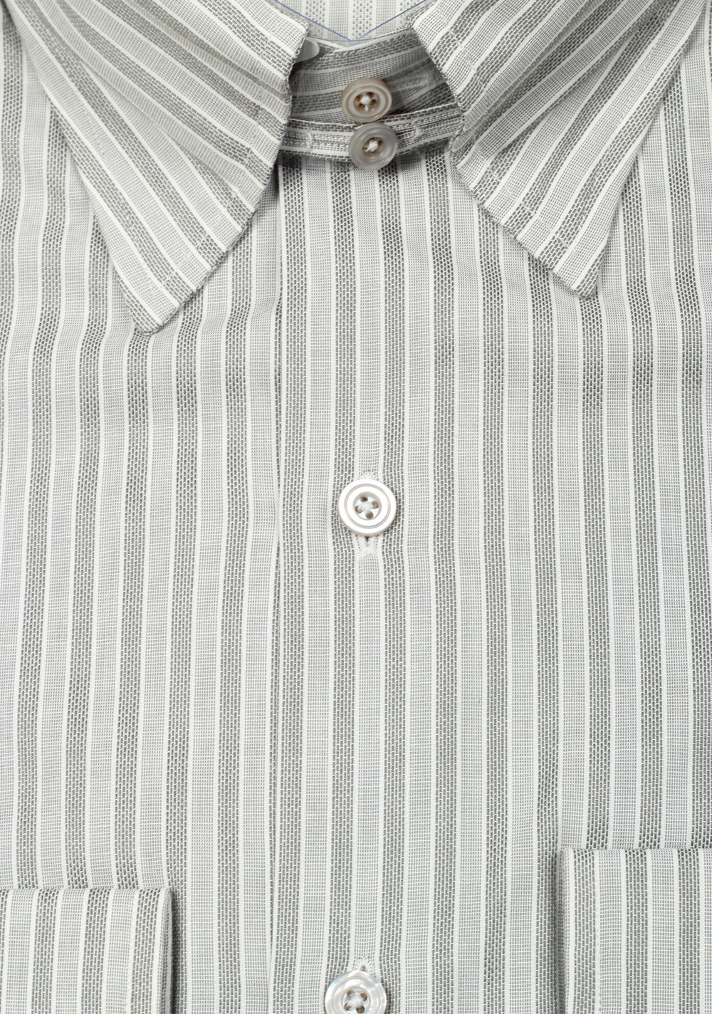 TOM FORD Striped Gray High Collar Dress Shirt Size 40 / 15,75 U.S.