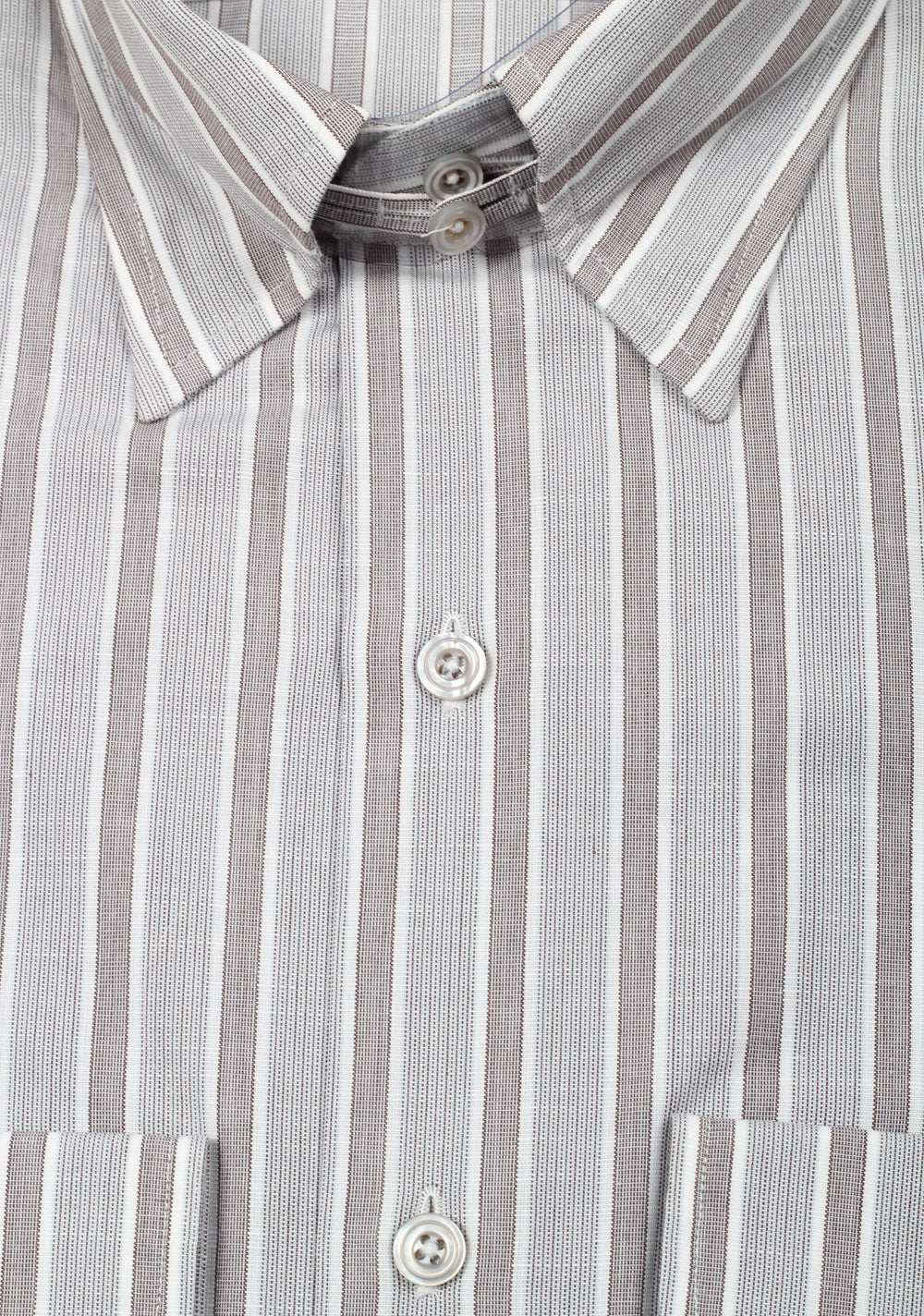 TOM FORD Striped Gray High Collar Dress Shirt Size 40 / 15,75 U.S.