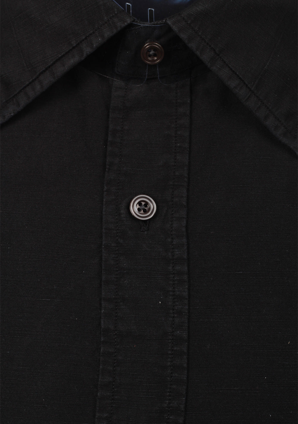 TOM FORD Solid Black Shirt Size 40 / 15,75 U.S.