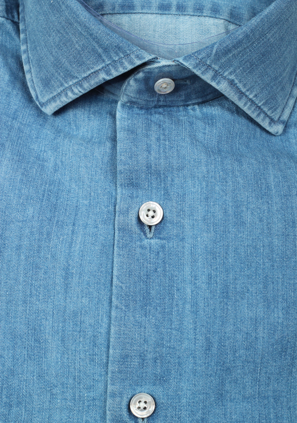 TOM FORD Solid Blue Denim Dress Shirt Size 40 / 15,75 U.S.
