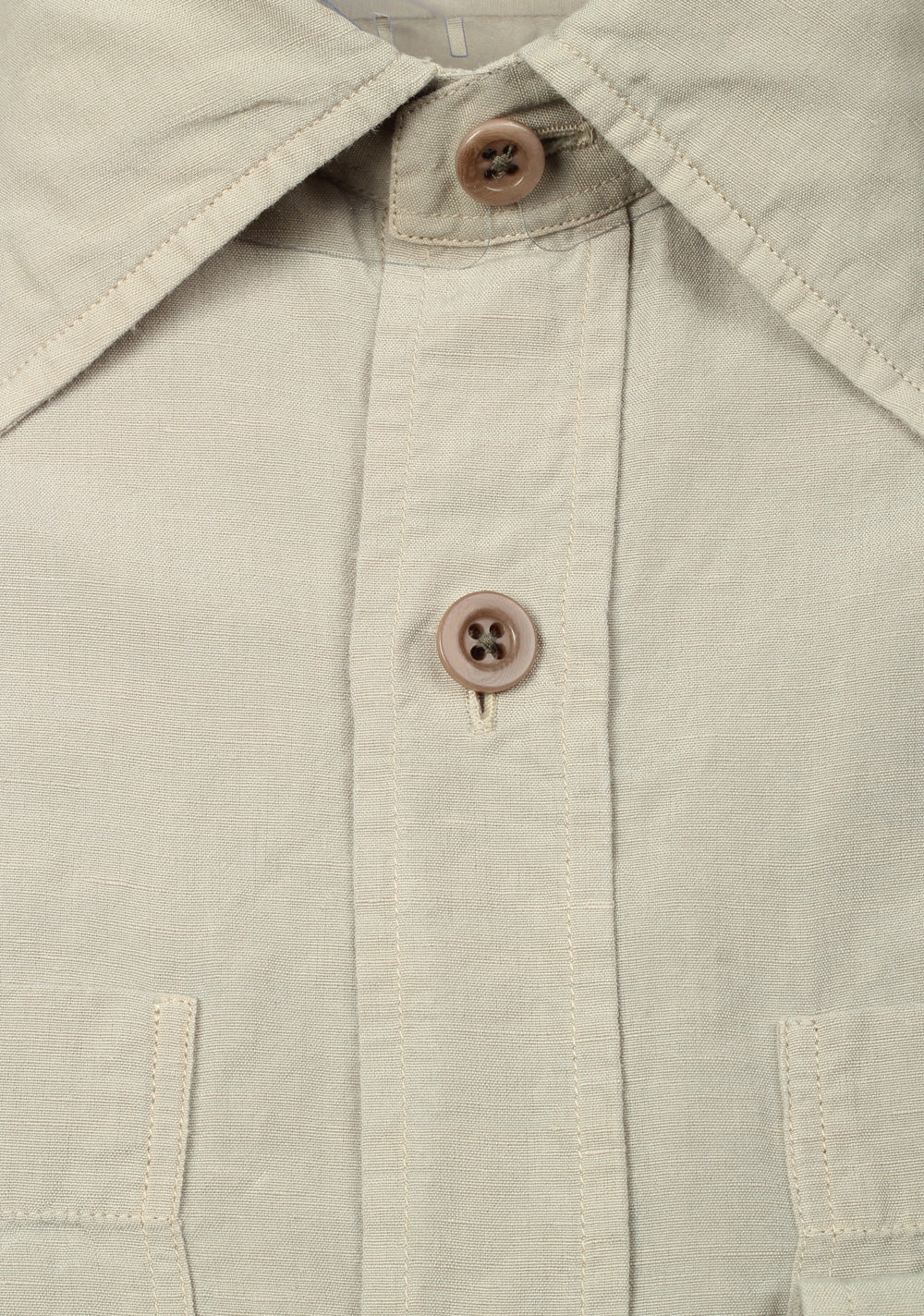 TOM FORD Solid Beige Casual Shirt Size 40 / 15,75 U.S.