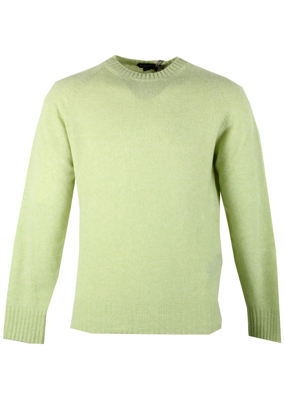 TOM FORD Green Crew Neck Sweater Size 48 / 38R U.S. In Cashmere Blend
