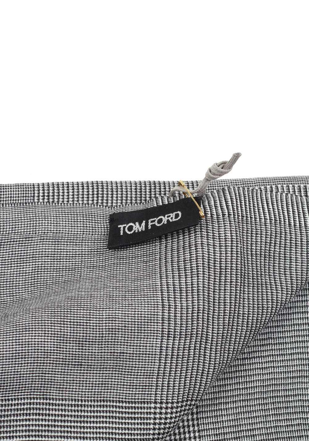 Tom Ford Gray Modal Cashmere Silk Signature Scarf 75" / 30"