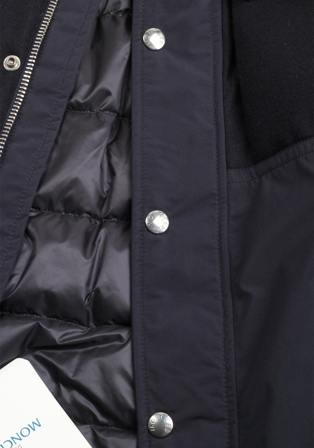 Moncler Blue Beaufort Utility Jacket Coat Size 4 / L / 52 / 42 U.S.