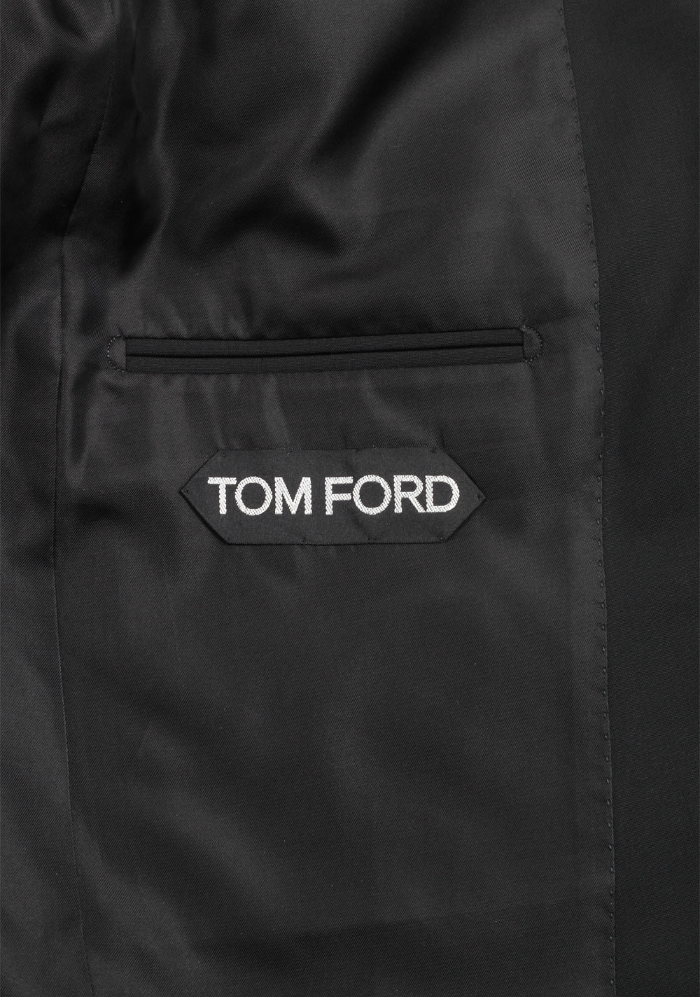 TOM FORD O'Connor Black Suit Size 48C / 38S U.S. Wool Silk Fit Y