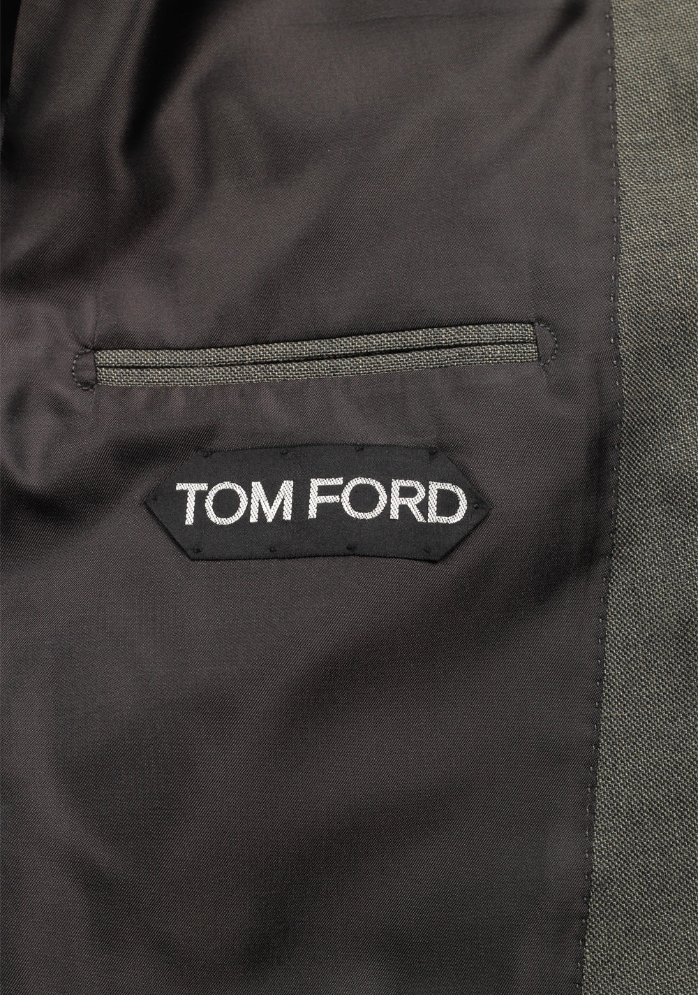 TOM FORD Shelton Greenish Gray Suit Size 48 / 38R U.S.