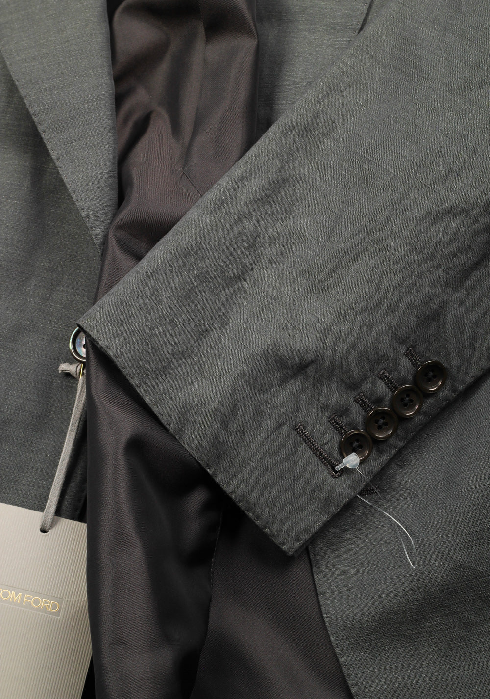 TOM FORD Shelton Greenish Gray Suit Size 54 / 44 U.S.