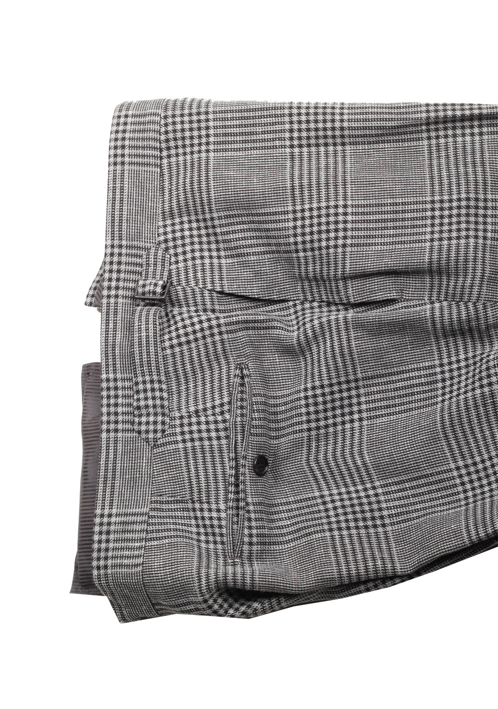 TOM FORD Shelton Checked Gray Suit Size 54 / 44R U.S.