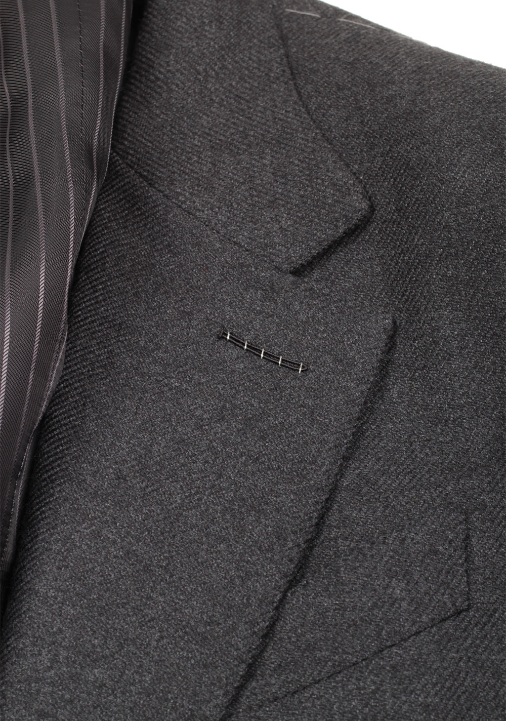 TOM FORD Shelton Solid Gray 3 Piece Suit Size 46 / 36R U.S. Wool