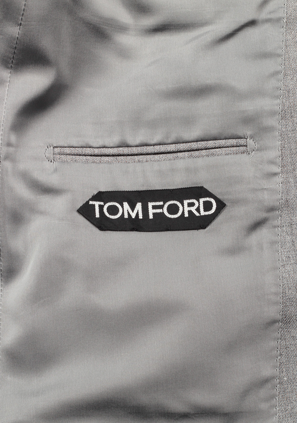 TOM FORD Shelton Gray Suit Size 46 / 36R U.S. In Wool