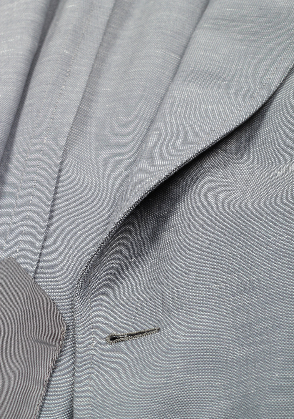 TOM FORD Shelton Gray Suit Size 46 / 36R U.S. In Wool Linen Mohair
