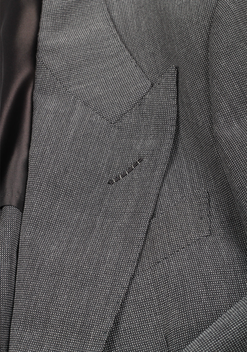 TOM FORD Shelton Gray Suit Size 46 / 36R U.S. In Mohair Wool