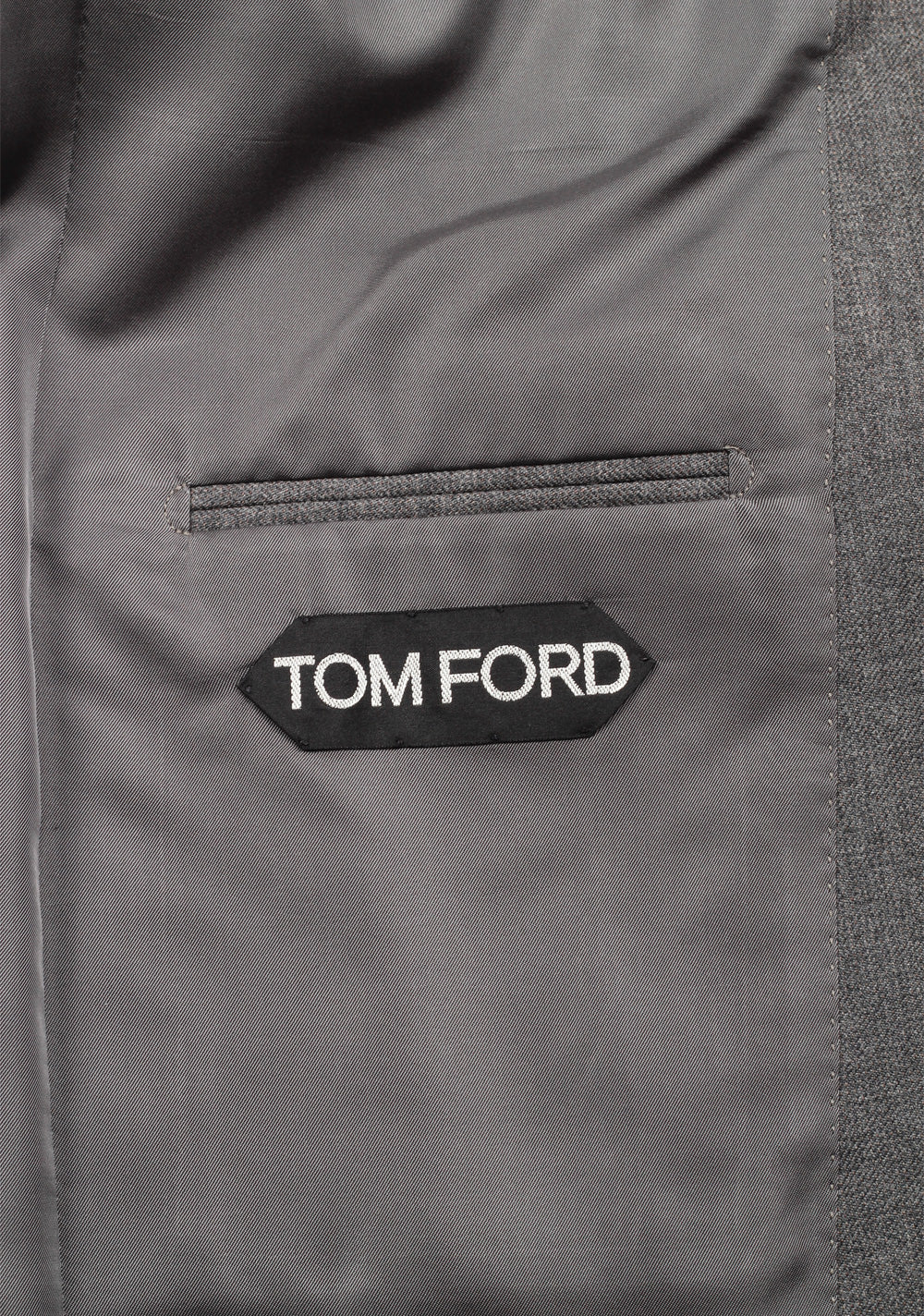 TOM FORD Shelton Gray Suit Size 46 / 36R U.S. In Wool