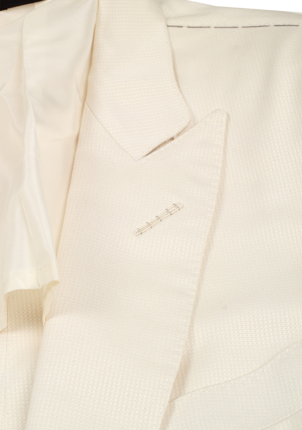TOM FORD Buckley Off White Suit Size 48 / 38R U.S. Silk Cotton