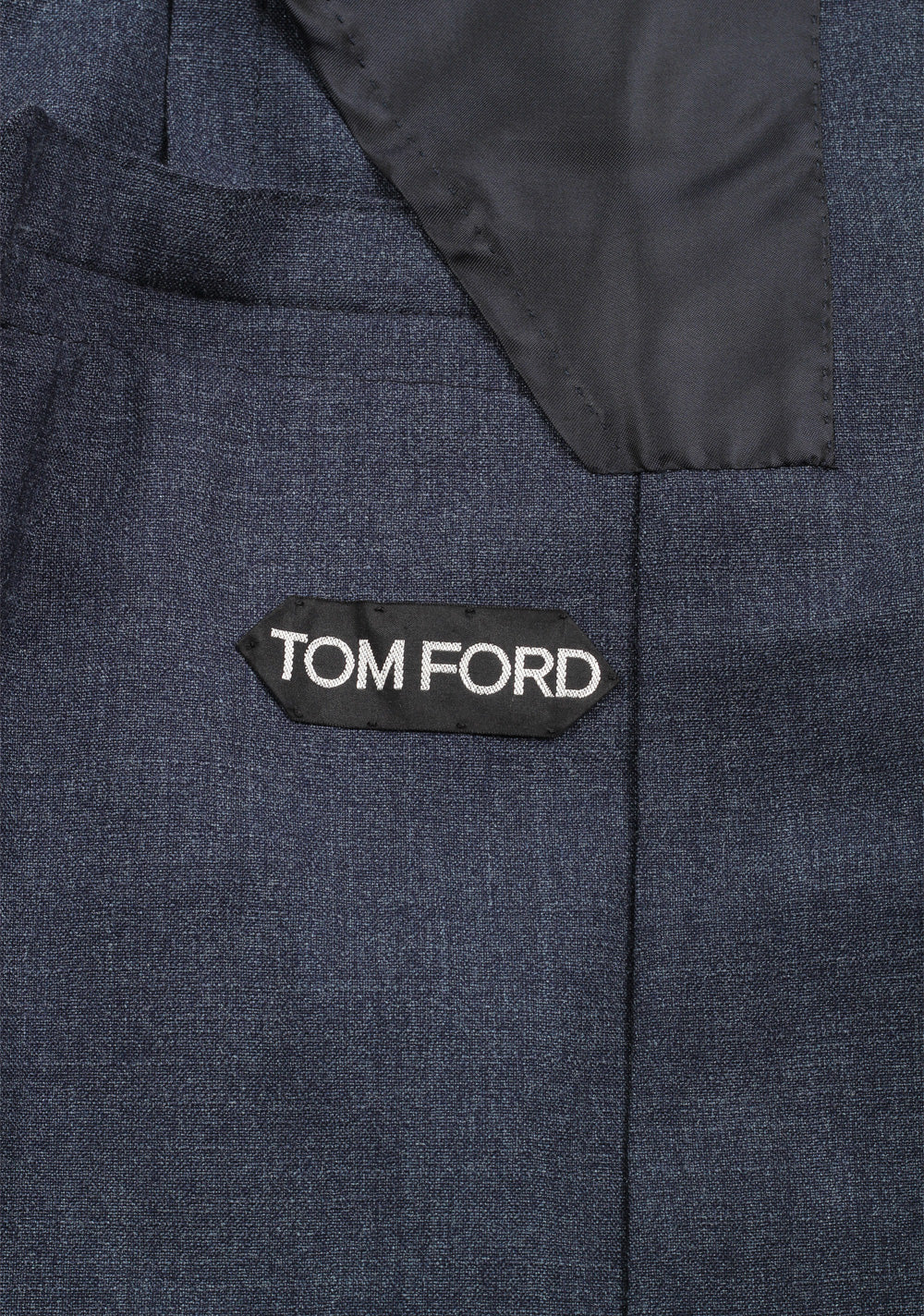 TOM FORD Shelton Blue Suit Size 46 / 36R U.S. In Wool Silk