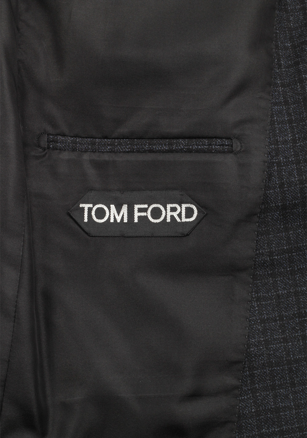 TOM FORD Buckley Blue Checked Suit Size 48 / 38R U.S. Wool Cashmere