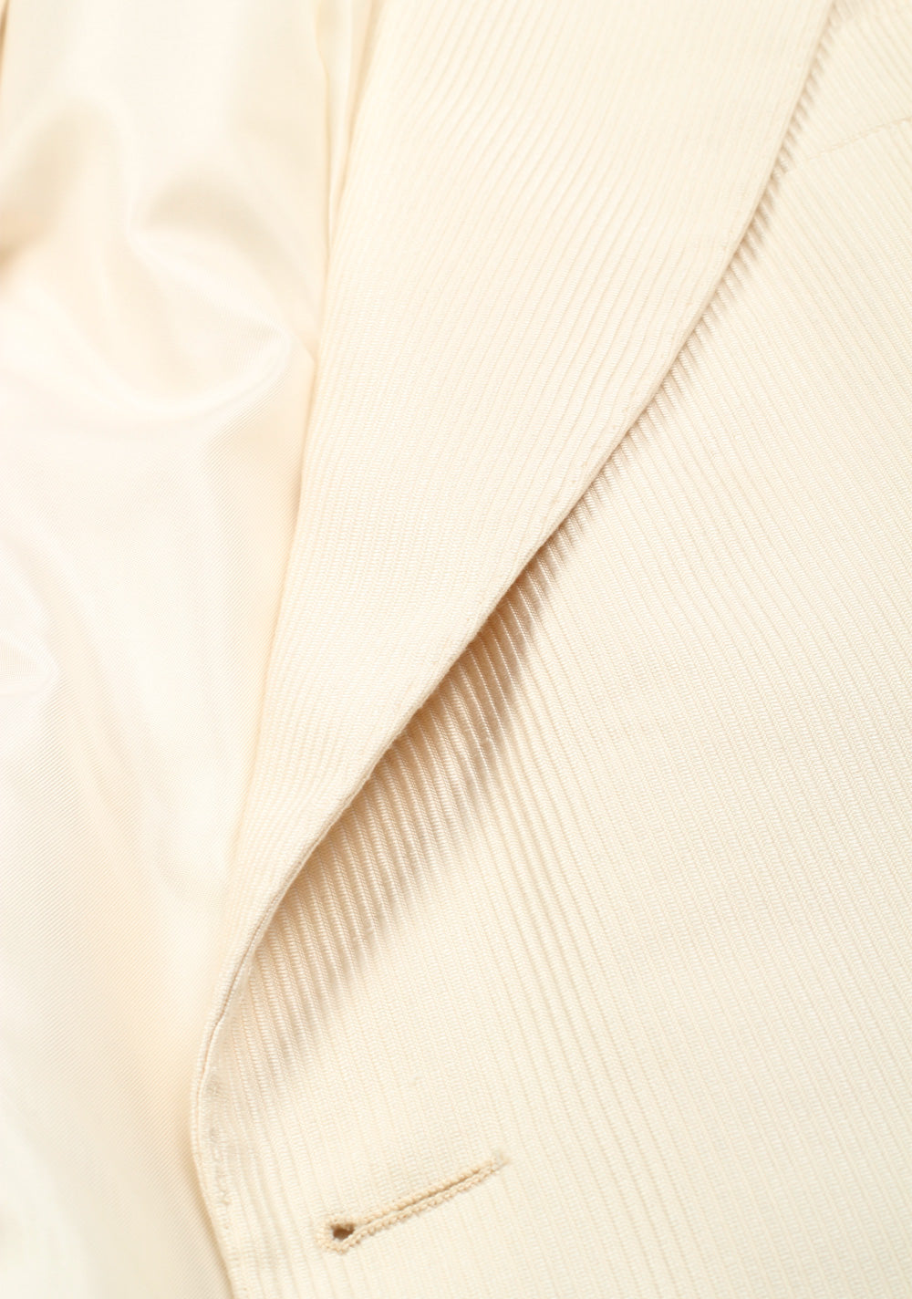 TOM FORD Shelton Double Breasted Off White Sport Coat Size 46 / 36R U.S. In Silk