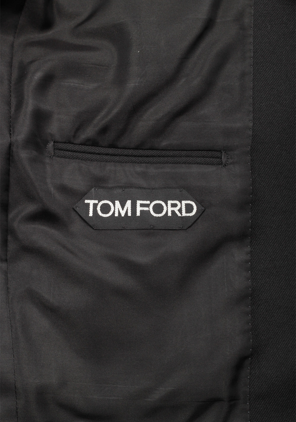 TOM FORD Shelton Black Sport Coat Size 46 / 36R In Wool