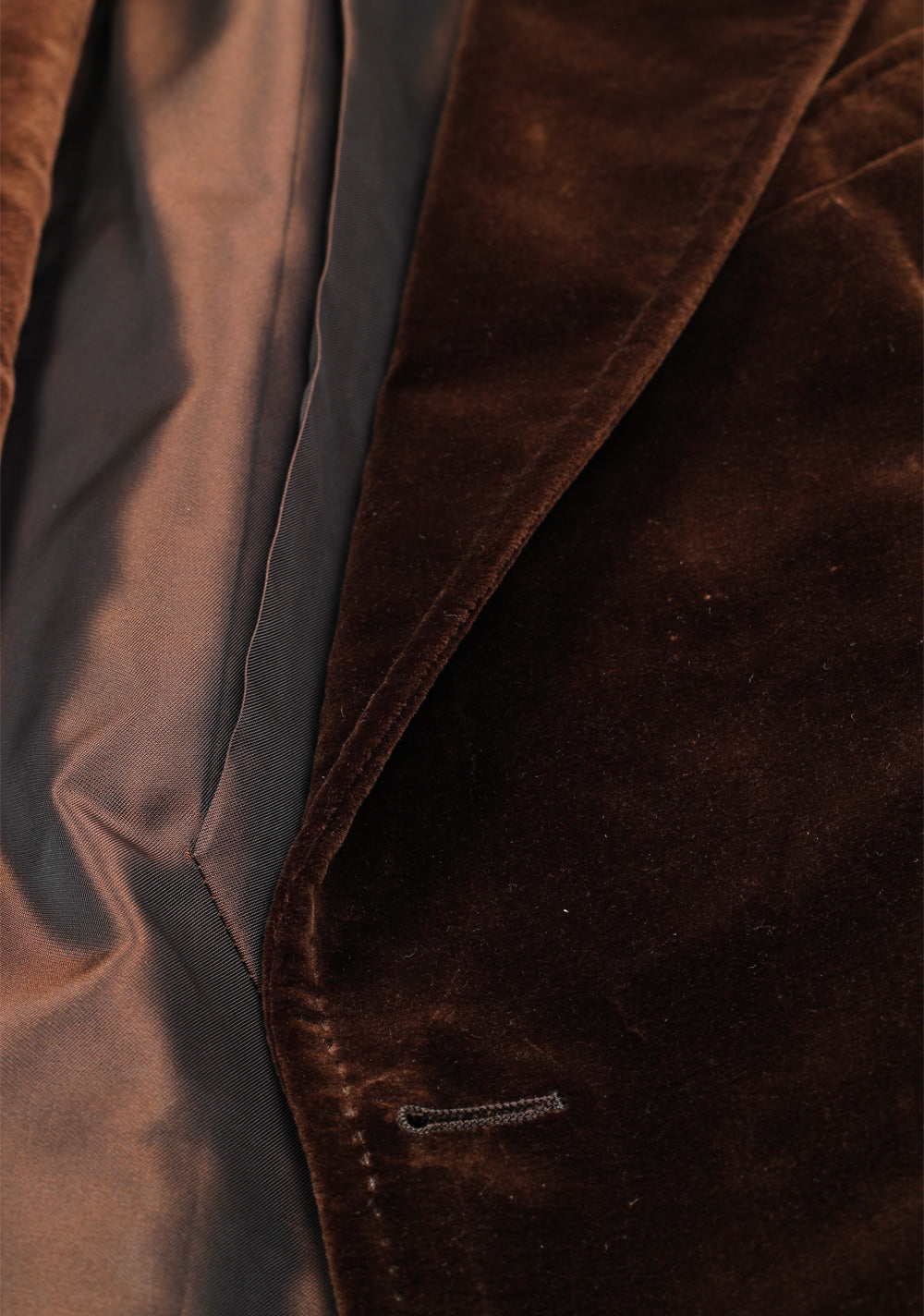 TOM FORD Shelton Brown Velvet Sport Coat Size 46 / 36R In Cotton
