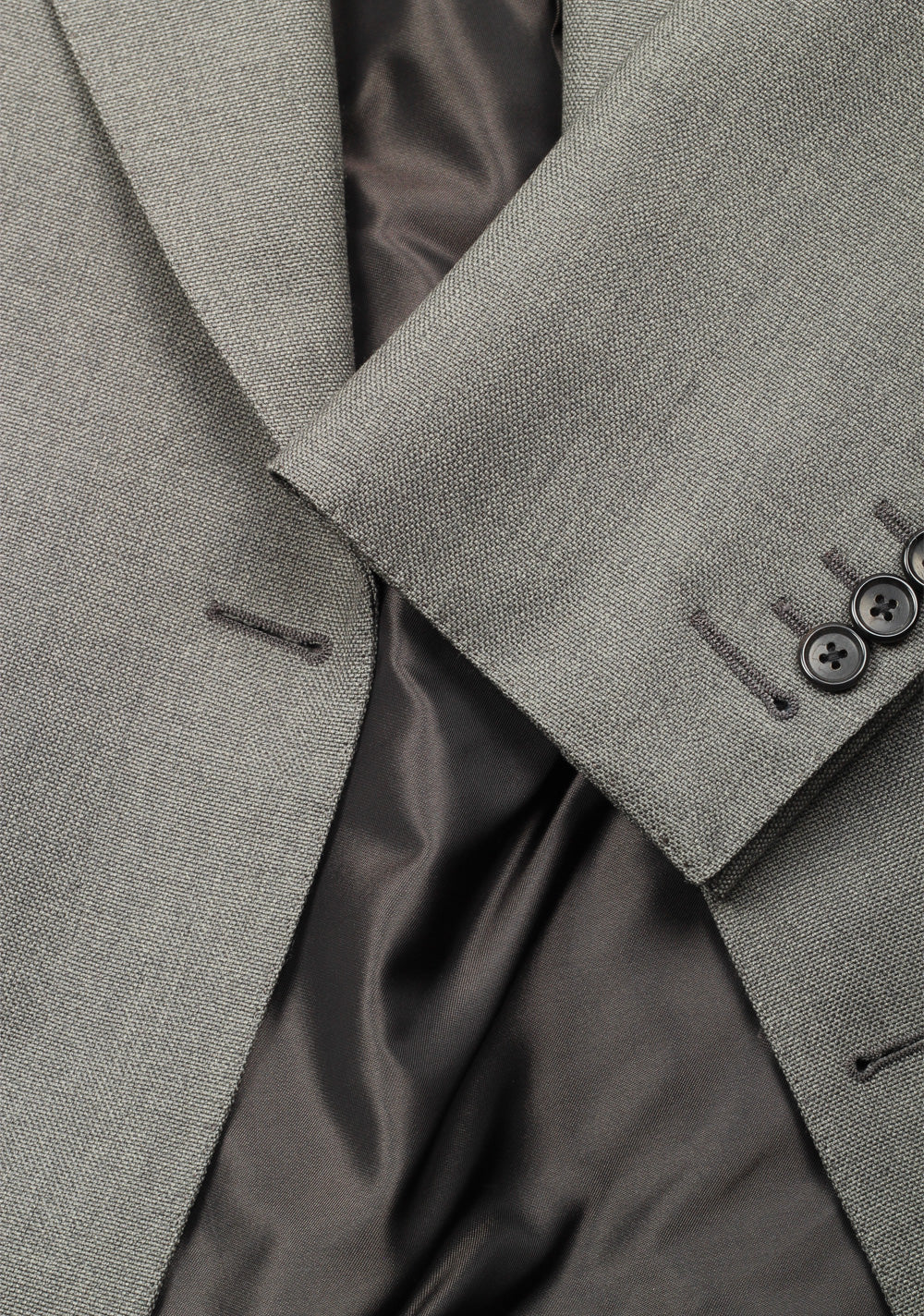 TOM FORD Shelton Double Breasted Gray Sport Coat Size 46 / 36R In Wool
