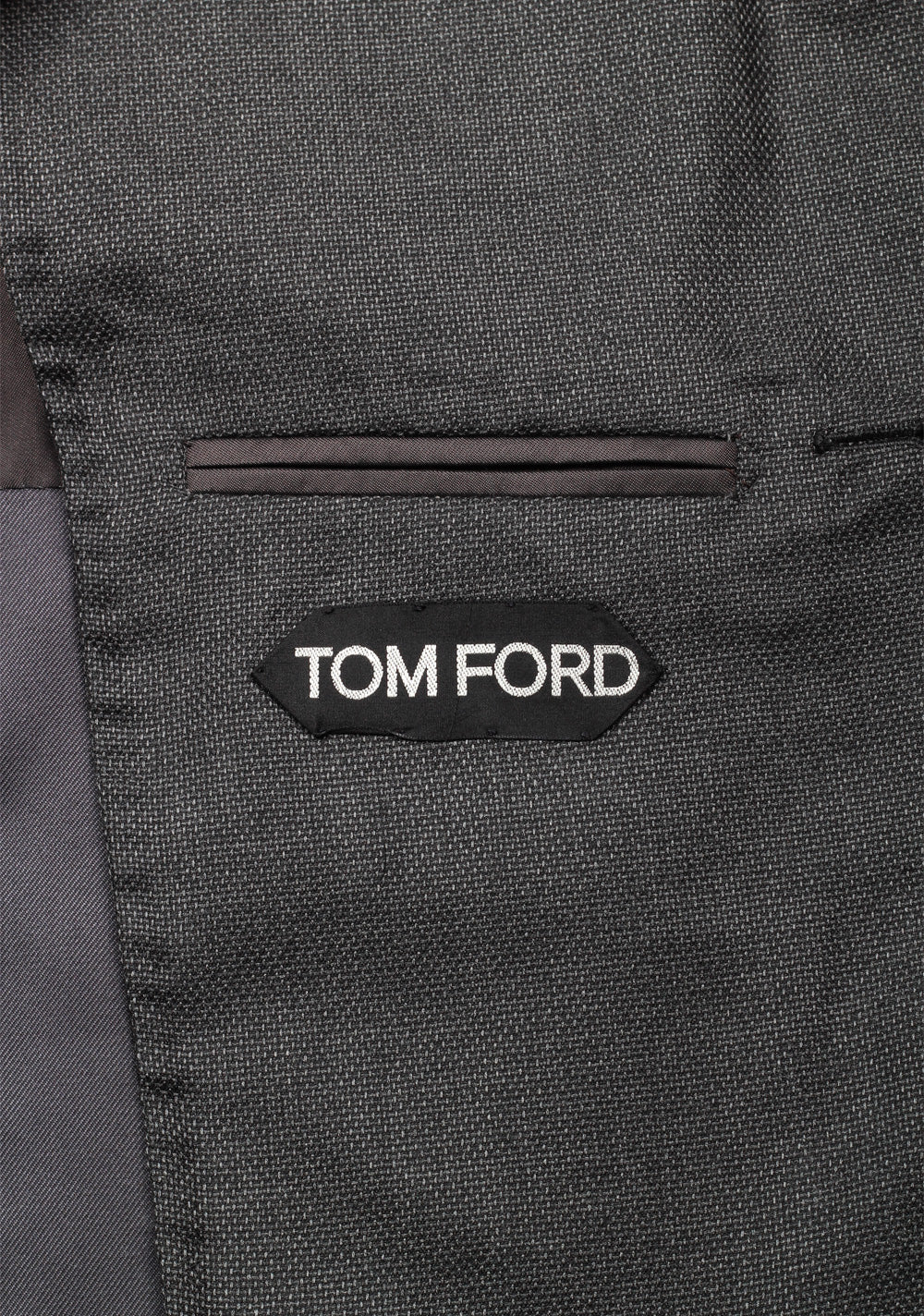 TOM FORD Shelton Gray Sport Coat Size 46 / 36R In Silk Cashmere