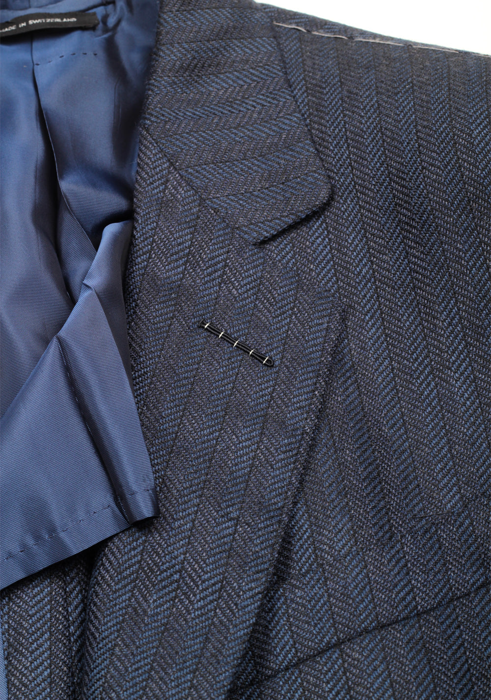 TOM FORD Buckley Blue Sport Coat Size 48 / 38R U.S. Base E